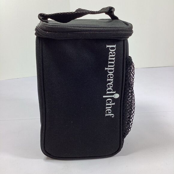 Pampered Chef Make And Take Set Mason Jar Fork Spoon Insulated Lunch Bag - Picture 13 of 16